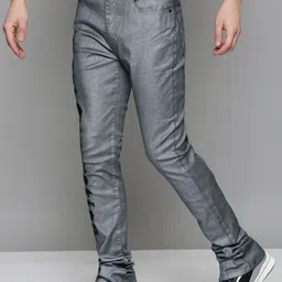 WAIMEA Men Comfort Bootcut Mildly Distressed Light Fade Stretchable Jeans image 3