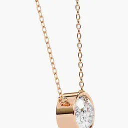 VALANOVA BIS Hallmark 14K Rose Gold Diamond Studded Chain - 2.55 gm image 2