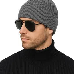 iSWEVEN Unisex Woollen Beanie-image-26