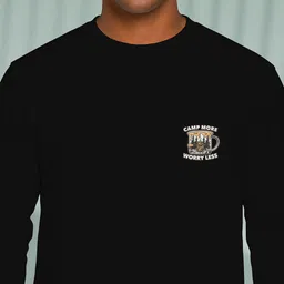 BUYTHATTRENDZ Men Typography Printed Round Neck Sweatshirt image 4