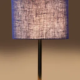 Devansh Blue Wood Abstract Shaped Table Lamp image 2