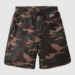 GAP Boys Camouflage Mid-Rise Cotton Regular Fit Shorts-picture-20