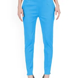 MIXFIT Women Slim Fit Mid-Rise Chinos Trousers-image-52