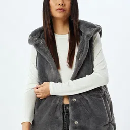 Koton Hooded Longline Parka Jacket-image-35