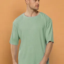 CLAFOUTIS Men Drop-Shoulder Sleeves Pockets T-shirt image 1