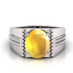 RRVGEM Unisex Yellow Brass Finger Ring image 2