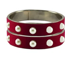 Vidhya Kangan Women Pink Bangle image 2