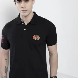 MERRIMENT Men Polo Collar T-shirt-picture-31