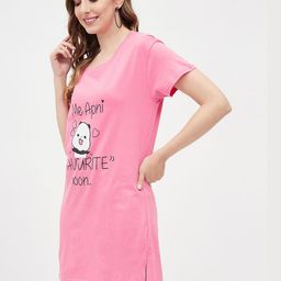Christy World Women Pack Of 2 Graphic Printed Long T-shirt-picture-30