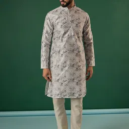 Anouk Men Sequinned Kurta image 3