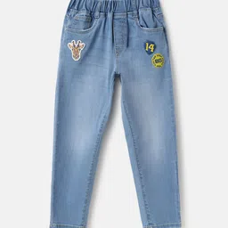 Blue Giraffe Boys Light Fade Stretchable Jeans-picture-49