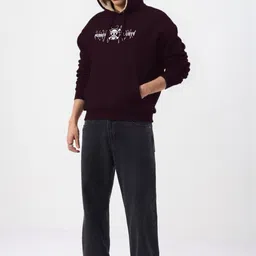 TOGS & TERRE Men Printed Hooded Sweatshirt image 2