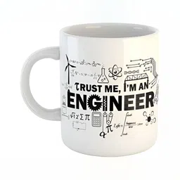 Mr UVD White & Black Typography Printed Ceramic Glossy Mug - 350 ml-picture-23