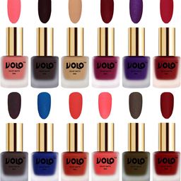 VOLO Set Of 12 Velvet Matte Nail Polish - 8 ml Each-picture-2