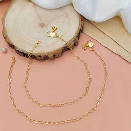 ABDESIGNS Set Of 2 Gold-Plated Anklet-picture-24