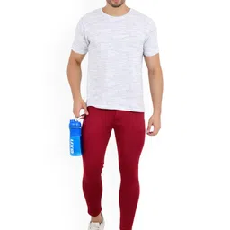 LDHSATI Men Relaxed Regular Fit Trousers image 3
