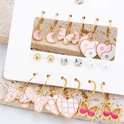 Tipsy Closet Gold-Plated Circular Stud Earrings image 3