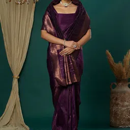 Mitera Woven Design Zari Banarasi Saree-picture-15