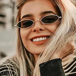 SPADEACES Unisex Black Lens & Silver-Toned Other Sunglasses with image 5