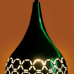KINIS Green Aluminium Quirky Ceiling Lamp image 2