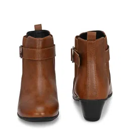 Killer Women Lightweight Comfort Extra Soft Round Toe Slip-On Regular Boots image 4