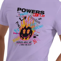 Juxar Men Typography Printed Round Neck Cotton T-shirt image 3