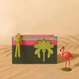 Accessorize London Women Colorblock Palm Card Holder-image-84