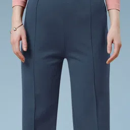 SZN Women Pack Of 2 Smart Relaxed High-Rise Trousers image 4