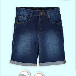 KiddoPanti Boy Denim Denim Shorts-picture-37