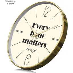 RANDOM Multicoloured & Cream-Coloured Printed Contemporary Wall Clock image 5