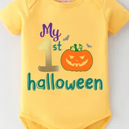 BLUSHES Kids Infants Halloween Printed Pure Envelope Neck Bio Wash Cotton Bodysuit-picture-39