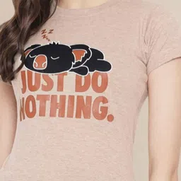 Metronaut Women Typography 3 T-shirt image 5