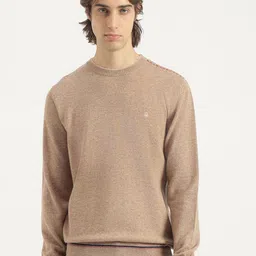 United Colors of Benetton Men Ribbed Woollen Regular Fit Pullover-image-47
