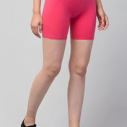 ULLAS Women Pack Of 2 Skinny Fit Cycling Sports Shorts image 4