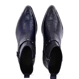 MILLE DOLLARI Men Leather Cowboy Boots image 5