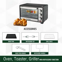 greenchef 20-Litre Oven Toaster Grill (OTG) image 4