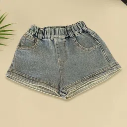 FOREVER FRIDAY Girls Washed Denim Shorts-picture-15