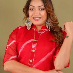 PARTH SY FASHION Women Pack of 1 Printed Kurta image 2