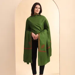 Zamour Women Floral Embroidered Shawl-picture-13