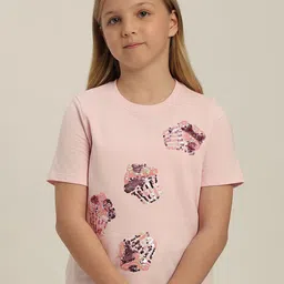 Vero Moda Girls Cotton Printed T-shirt-picture-19