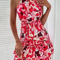Stylecast X Slyck Floral Printed Sleeveless Bodycon Dress-picture-17