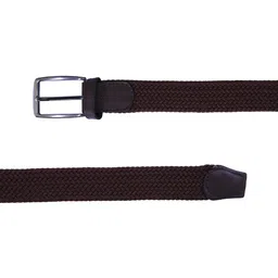 Big Hello - The Plus Life Men Woven Design Leather Belt image 5