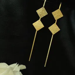 Hardin Style Diamond Shaped Ear Cuff Earrings-image-83