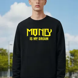 BENNY BROOKS Men Graphic Printed Pullover Sweatshirt image 3