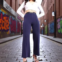 SQew Women Original Low-Rise Trousers image 3