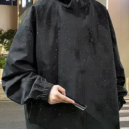 Mast & Harbour Men Hooded Abstract Printed Tailored Jacket-picture-13