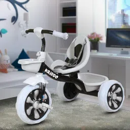 kriddo Small kids Tricycles |Cycles for Kids | Cycle for Baby with Storage Basket BASKET_NONI_BLACK_0101 Tricycle-picture-21