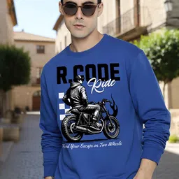 R.Code by The Roadster Life Co. Men Printed Sweatshirt-picture-10