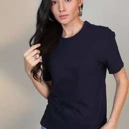 URBANICE Women Relexed Fit T-shirt-image-6