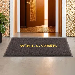 Kuber Industries Pack of 4 Brown Rubber Doormats image 2